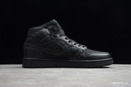 AIR JORDAN QUILTED MID BLACK 1 1010